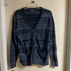 Express medium cardigan blue